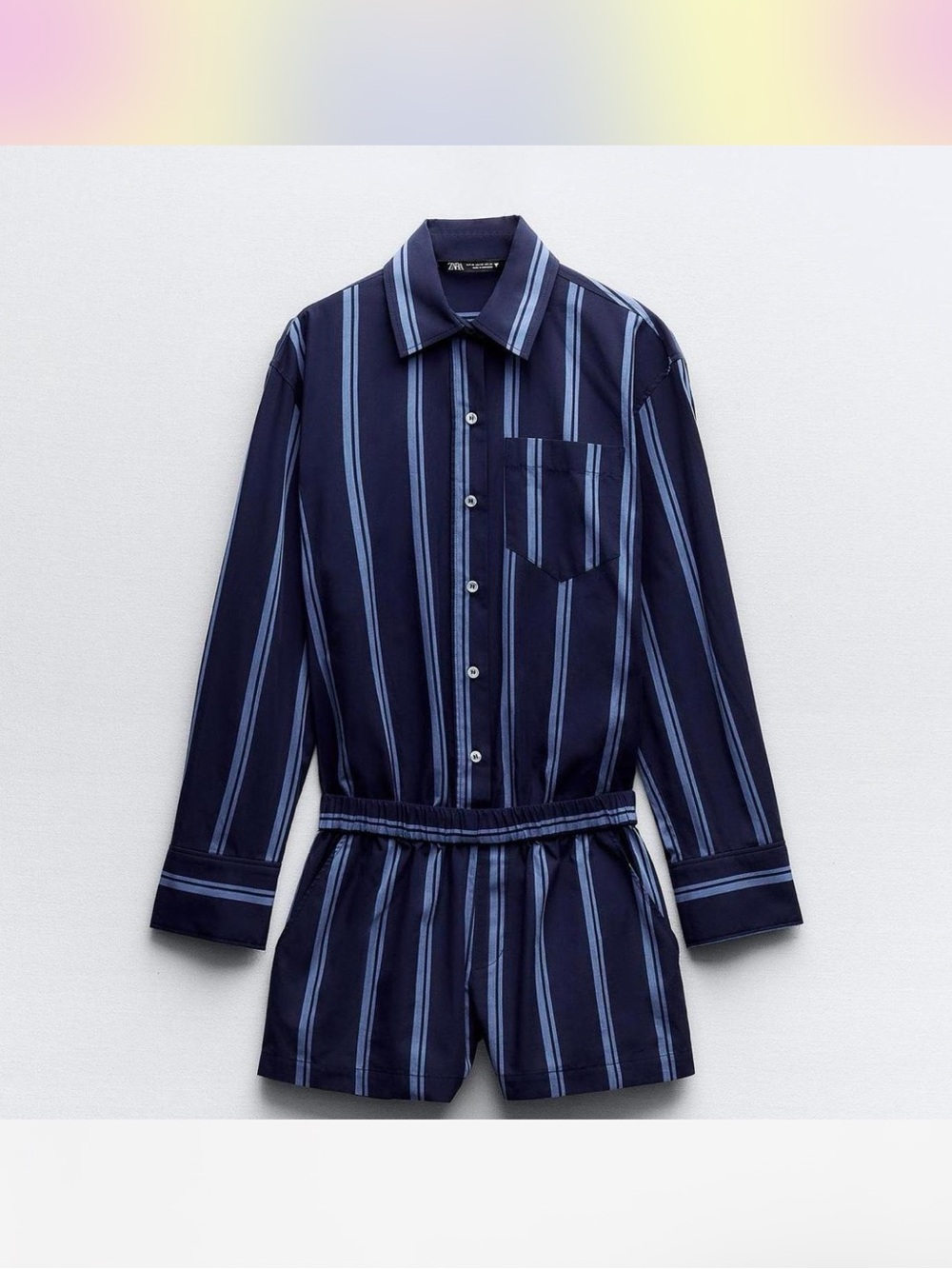 Button up shirt romper